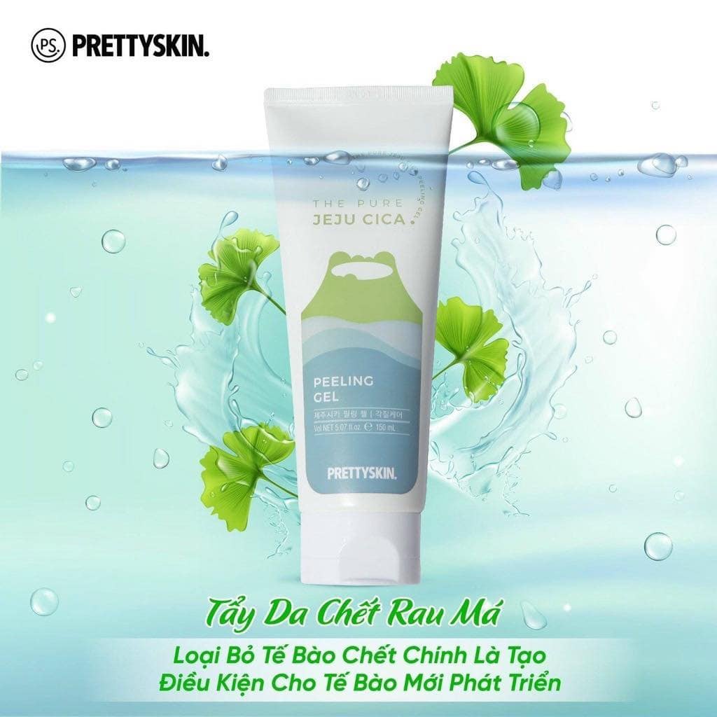 Tẩy da chết PRETTYSKIN - The Pure Jeju Cica