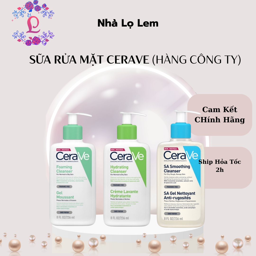 SỮA RỬA MẶT CERAVE (HÀNG NHẬP KHẨU)