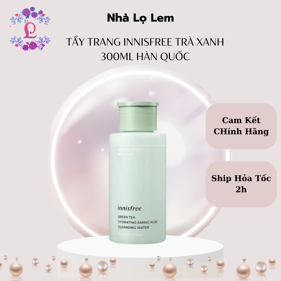 Tẩy Trang innisfree trà xanh 300ml Hàn