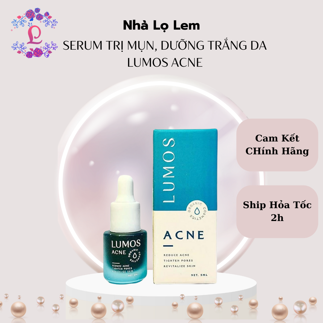 Serum Trị Mụn, Dưỡng Trắng Da Lumos Acne