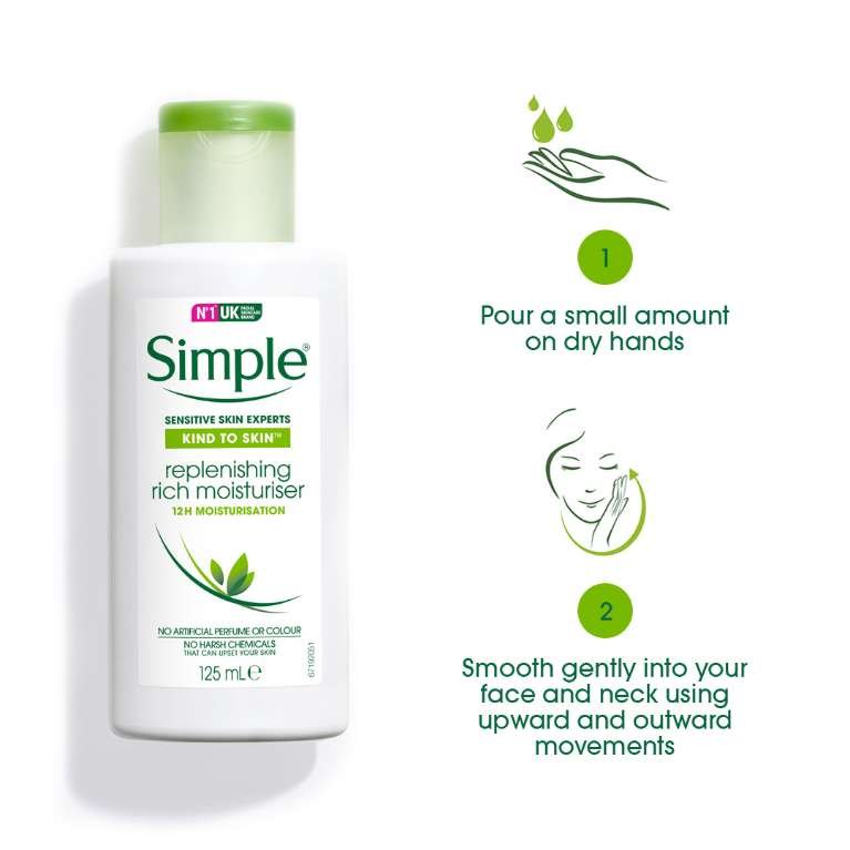 SỮA DƯỠNG SIMPLE HYDRATING LIGHT MOISTURISER 125ML