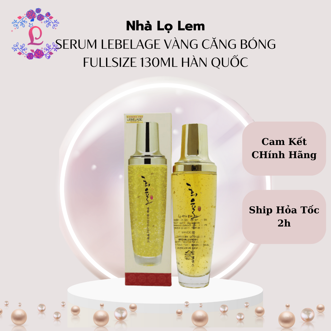 serum LEBELAGE vàng căng bóng fullsize 130ml HÀN QUỐC