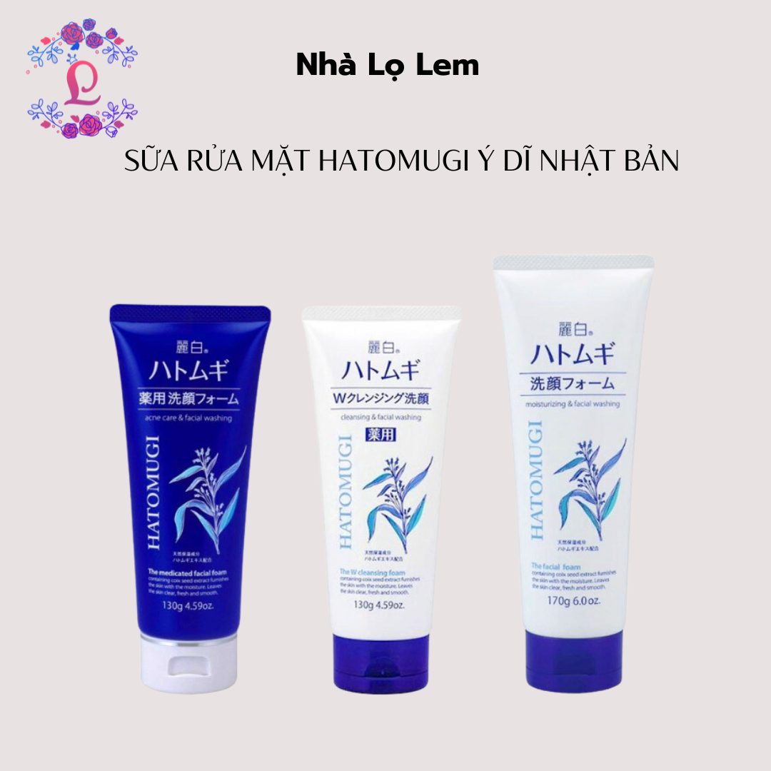 SỮA RỬA MẶT HATOMUGI Ý DĨ NHẬT BẢN