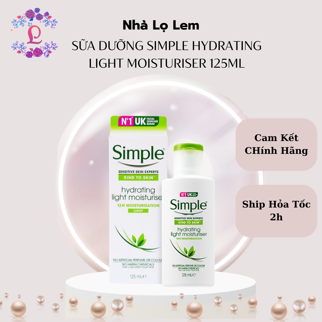 SỮA DƯỠNG SIMPLE HYDRATING LIGHT MOISTURISER 125ML