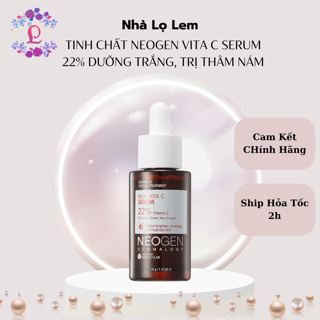 Tinh chất Neogen Vita C Serum 22% dưỡng trắng, trị thâm nám