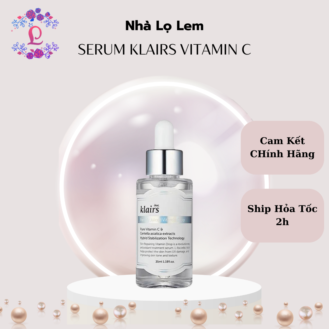 serum klairs vitamin C 35ml ( trắng )