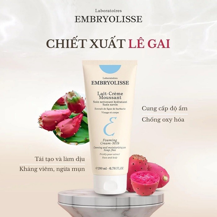 Sữa rửa mặt Embryolisse 200ml