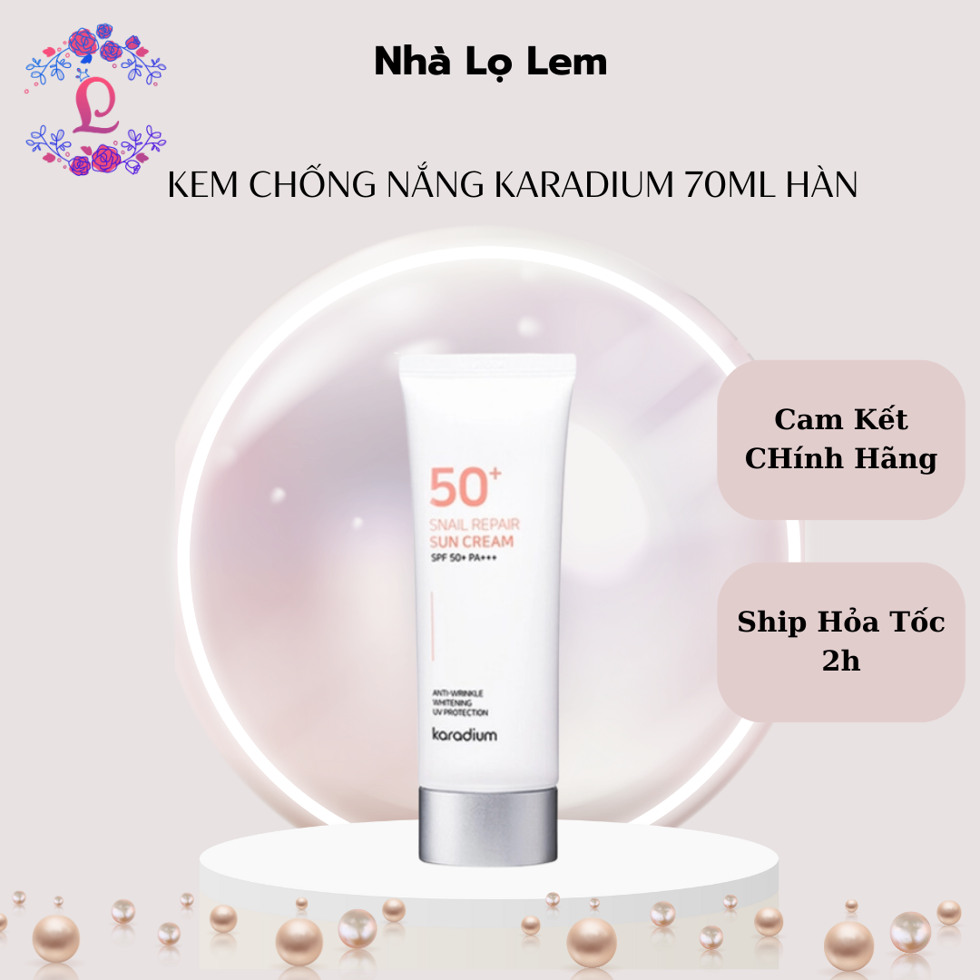 kem chống nắng karadium 70ml Hàn