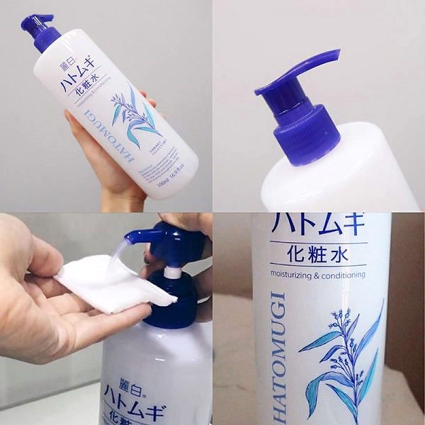 Nước hoa hồng Hatomugi ý dĩ Nhật Bản 500ml (VAT)