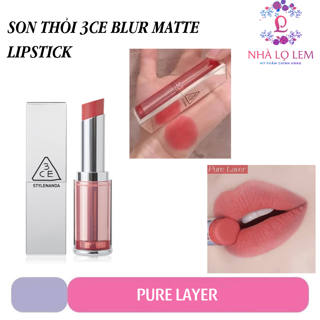 SON THỎI 3CE BLUR MATTE LIPSTICK