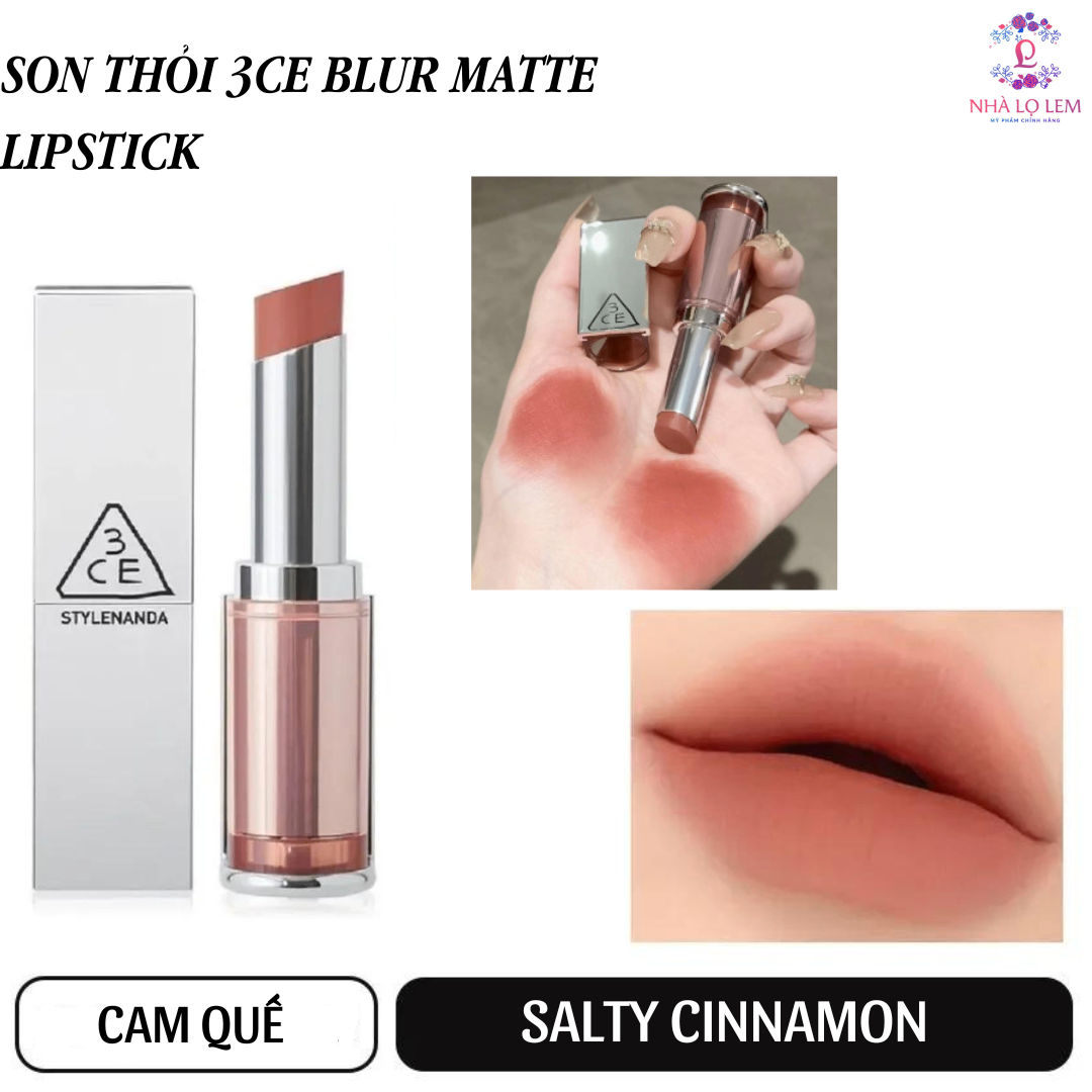 SON THỎI 3CE BLUR MATTE LIPSTICK