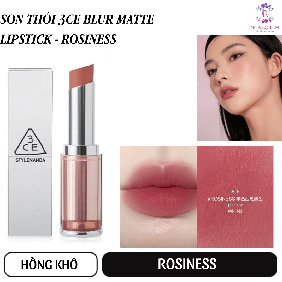 SON THỎI 3CE BLUR MATTE LIPSTICK