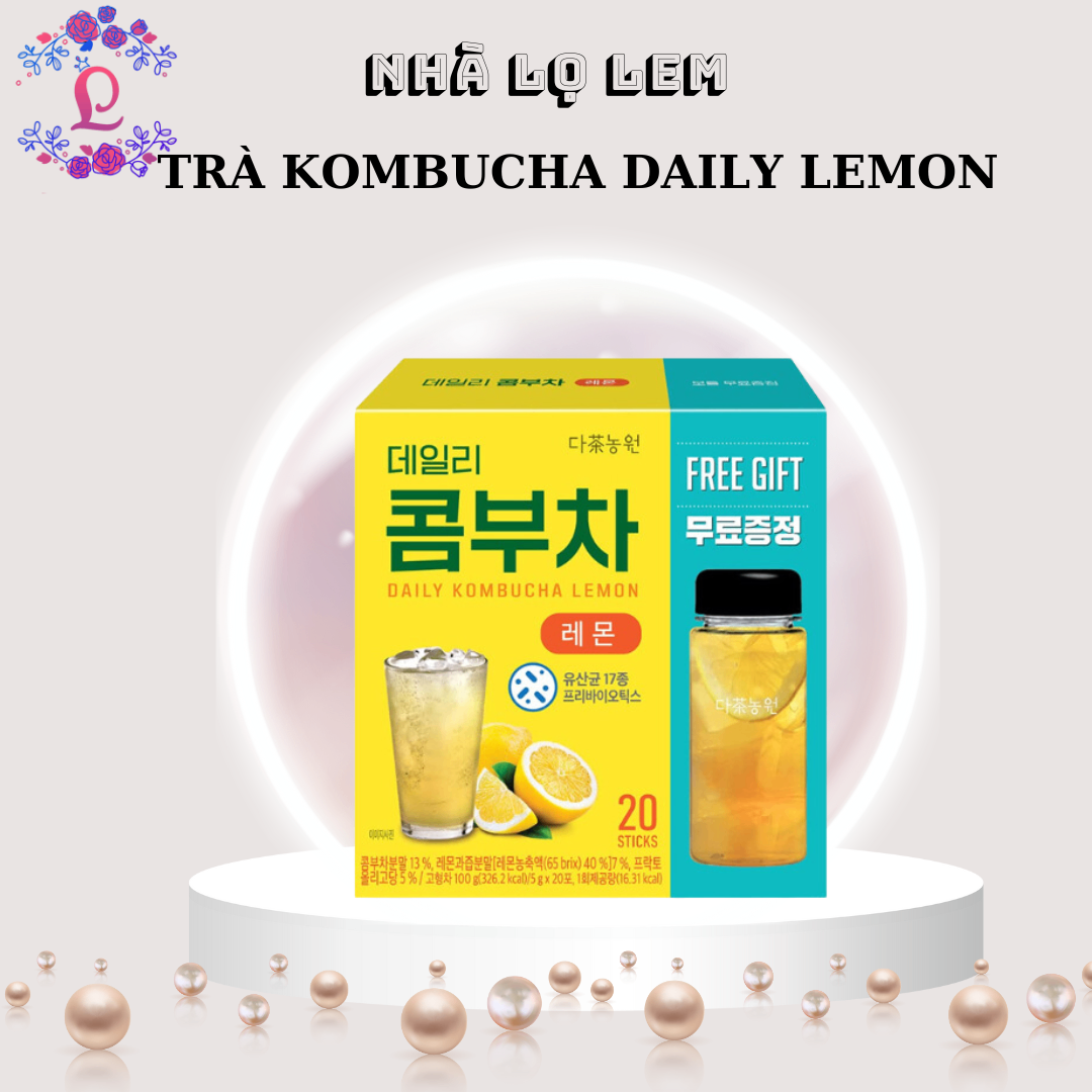 TRÀ KOMBUCHA DAILY LEMON