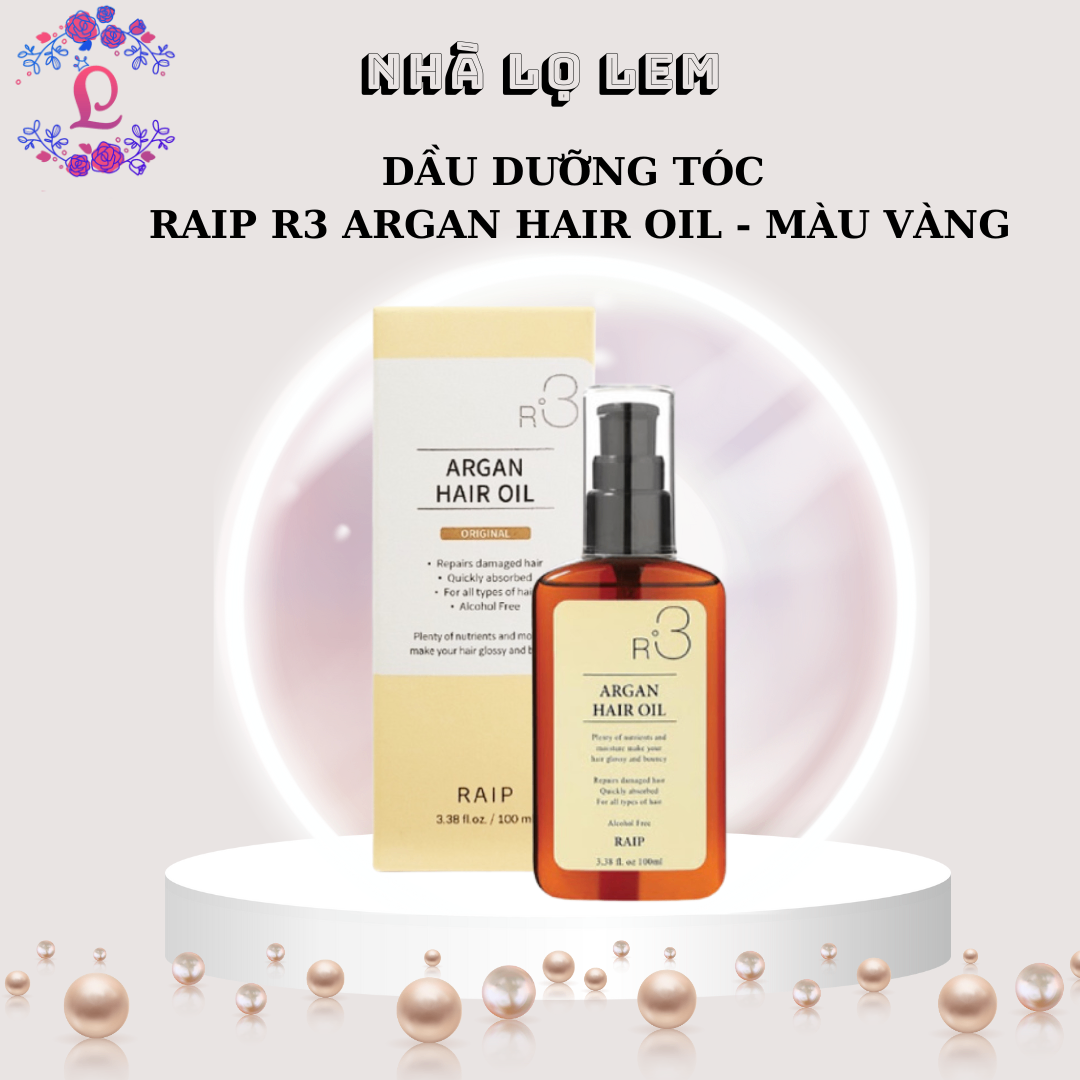 DẦU DƯỠNG TÓC RAIP R3 ARGAN HAIR OIL