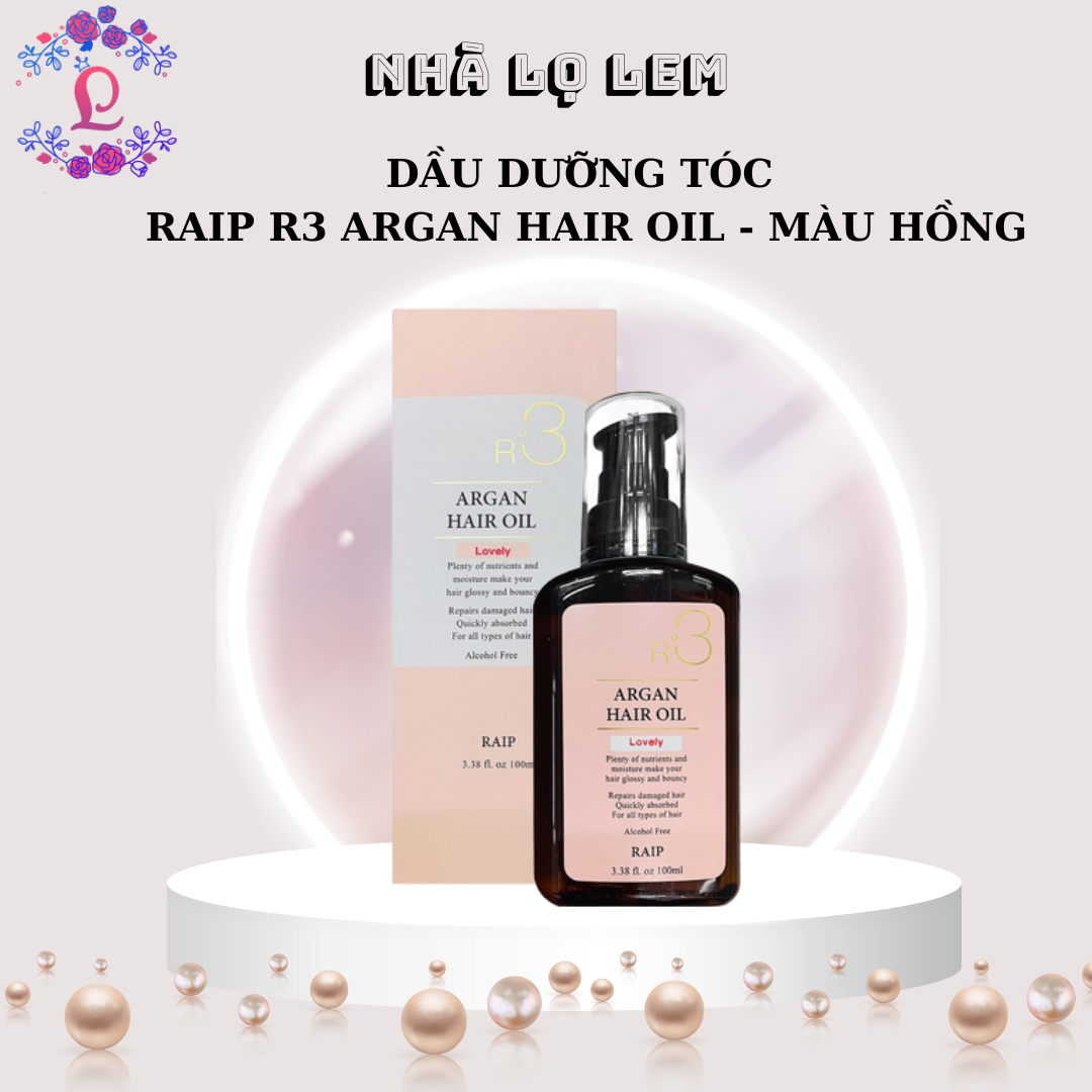 DẦU DƯỠNG TÓC RAIP R3 ARGAN HAIR OIL