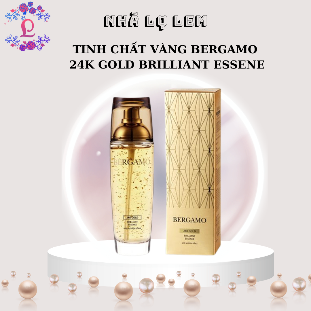 TINH CHẤT VÀNG BERGAMO 24K GOLD BRILLIANT ESSENCE (nhập khẩu)