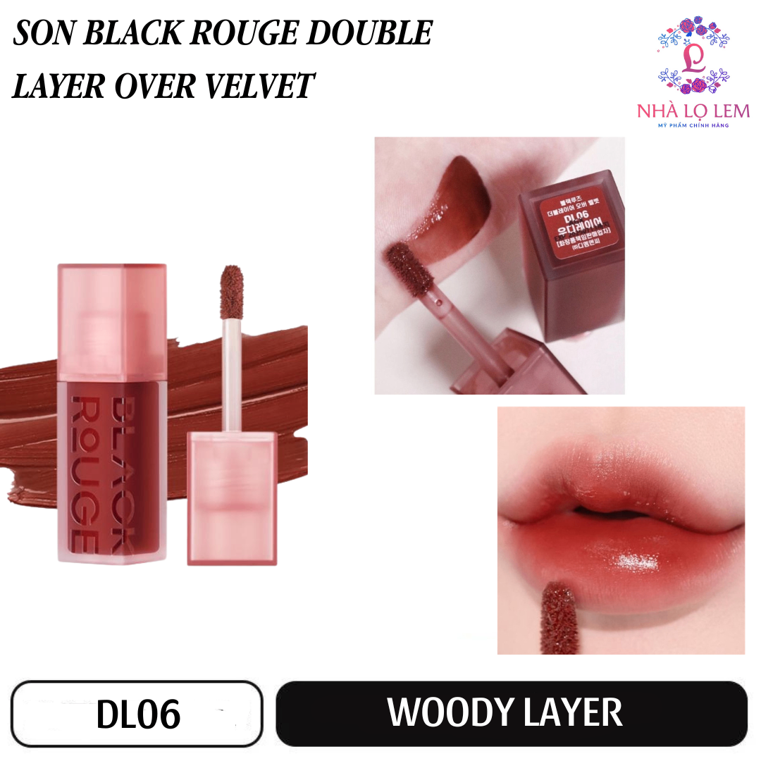 SON KEM BLACKROUGE DOUBLE LAYER OVER VELVET