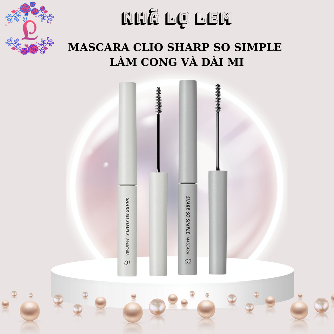 MASCARA CLIO SHARP SO SIMPLE LÀM CONG VÀ DÀI MI