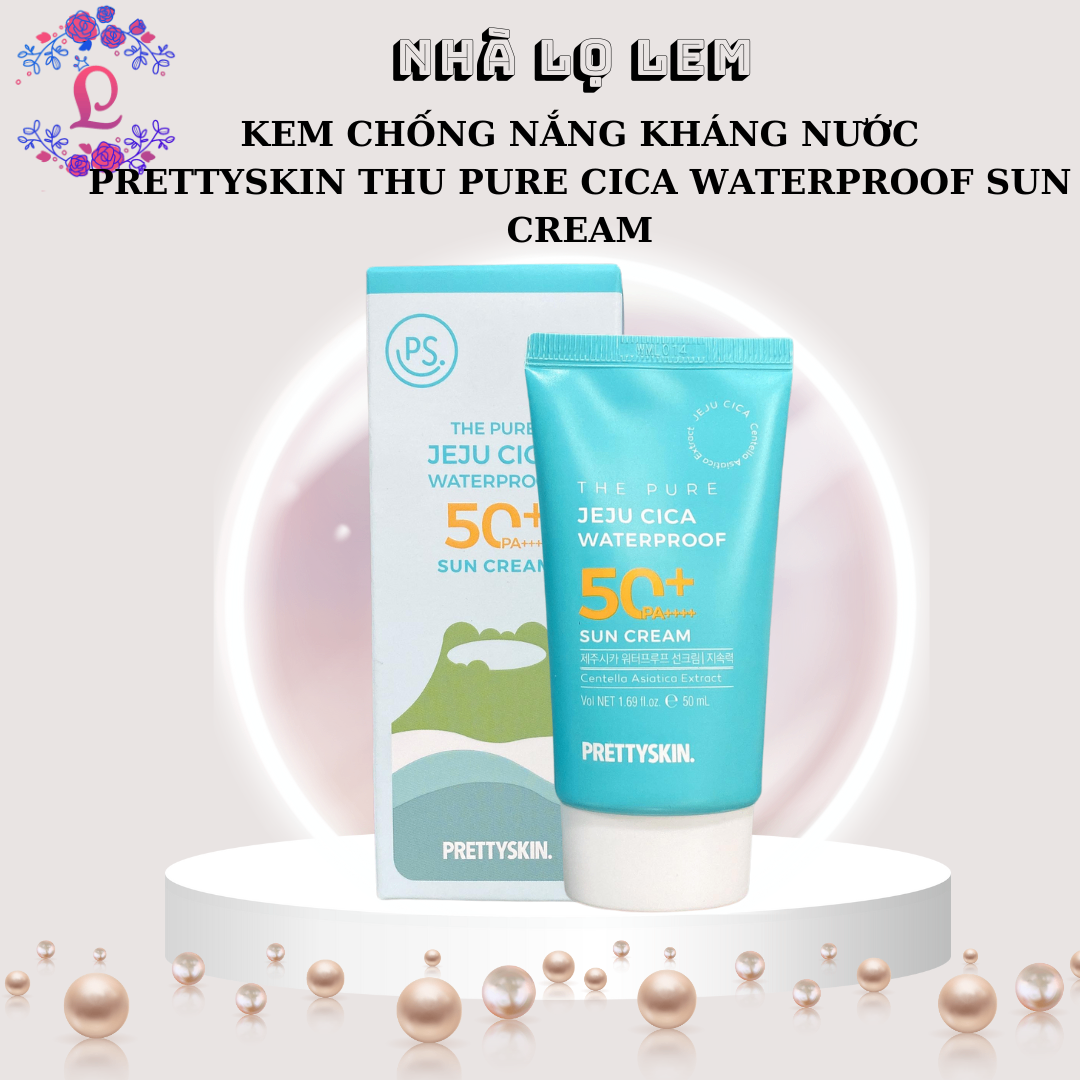 Kem chống nắng PRETTYSKIN 50ml - The Pure Cica Waterproof