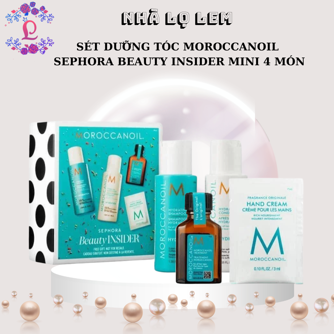 Sét Dưỡng Tóc Moroccanoil Sephora Beauty Insider mini 4 món