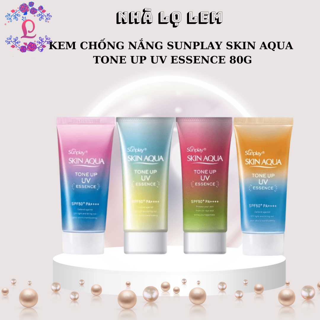 KEM CHỐNG NẮNG SUNPLAY SKIN AQUA TONE UP UV ESSENCE 80G