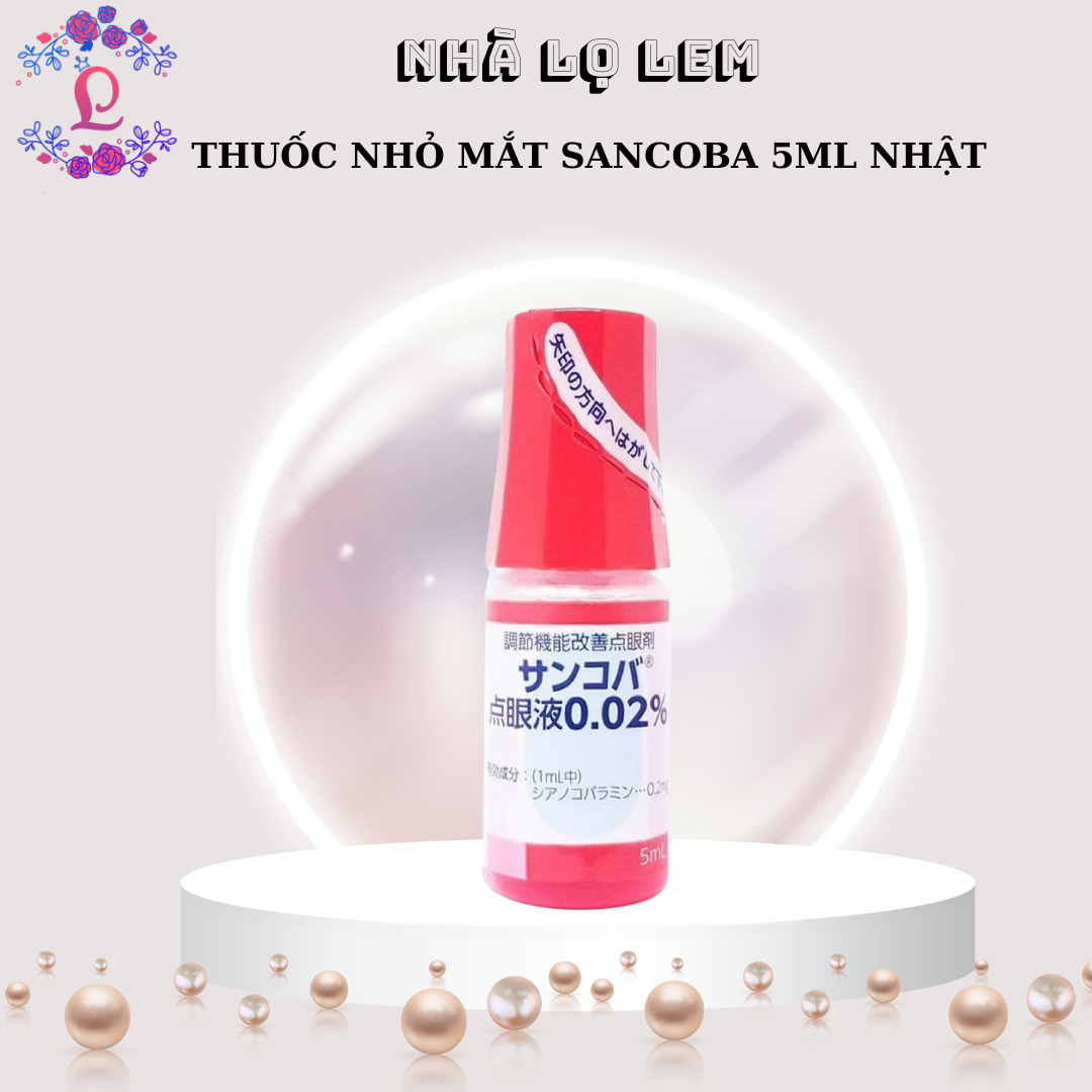 Thuốc nhỏ mắt Sancoba 5ml Nhật