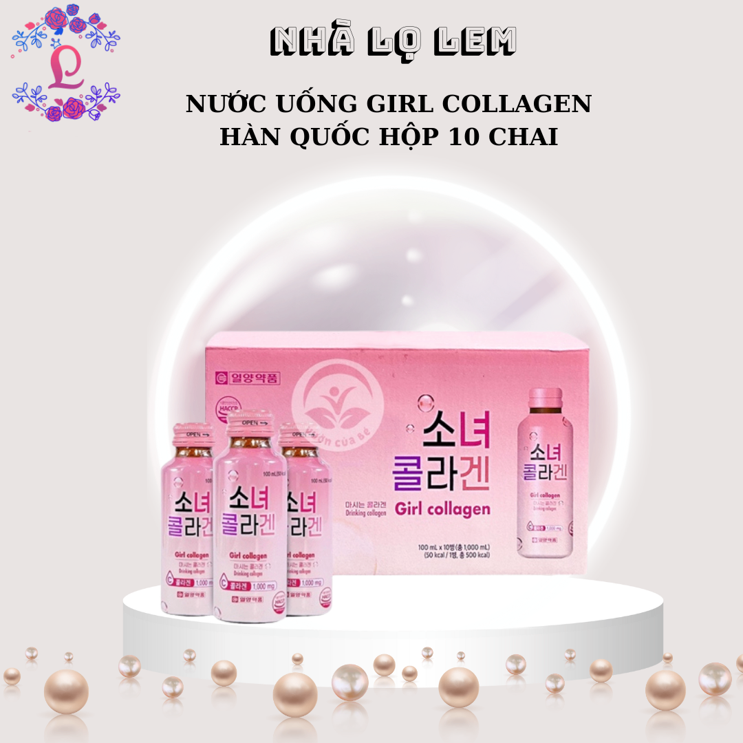 NƯỚC UỐNG GIRL COLLAGEN HÀN QUỐC HỘP 10 CHAI (HÀNG CÔNG TY)