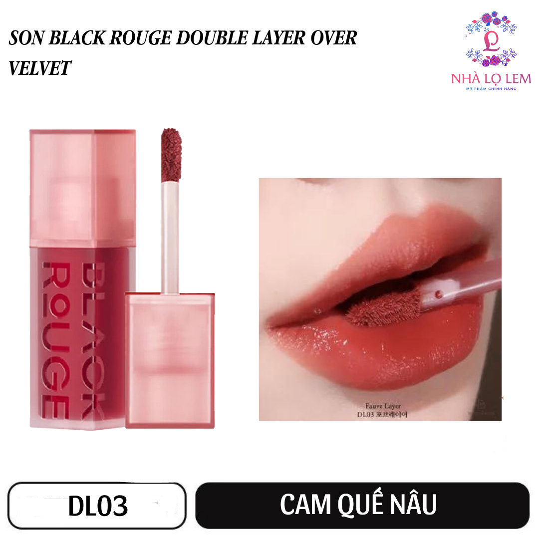 SON KEM BLACKROUGE DOUBLE LAYER OVER VELVET