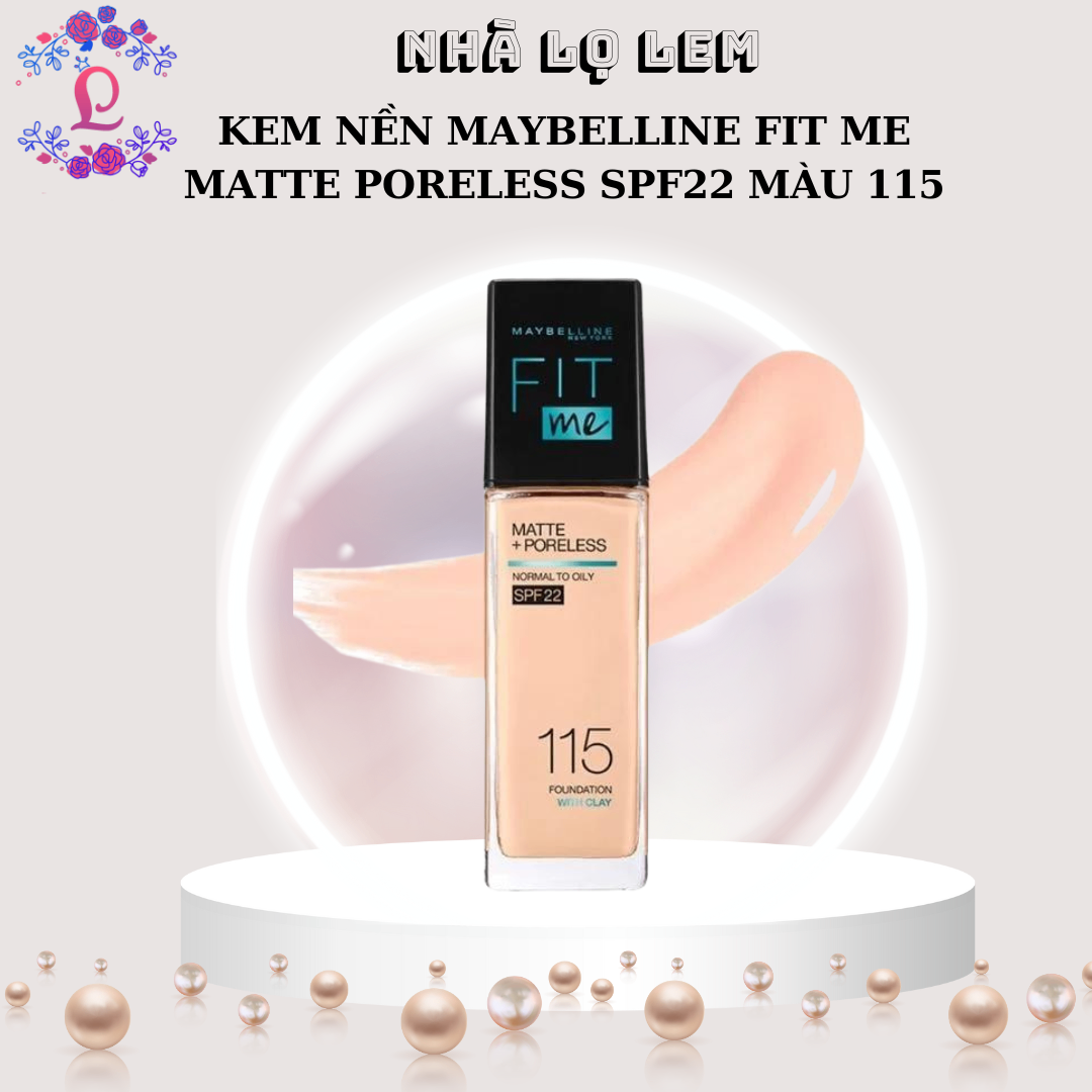 KEM NỀN MAYBELLINE FIT ME MATTE PORELESS SPF22