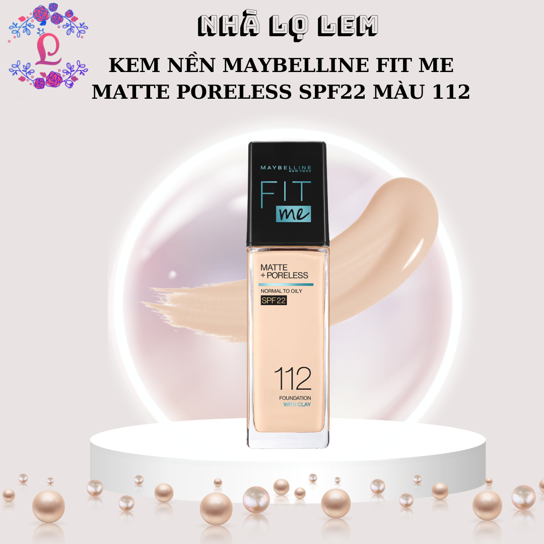 KEM NỀN MAYBELLINE FIT ME MATTE PORELESS SPF22