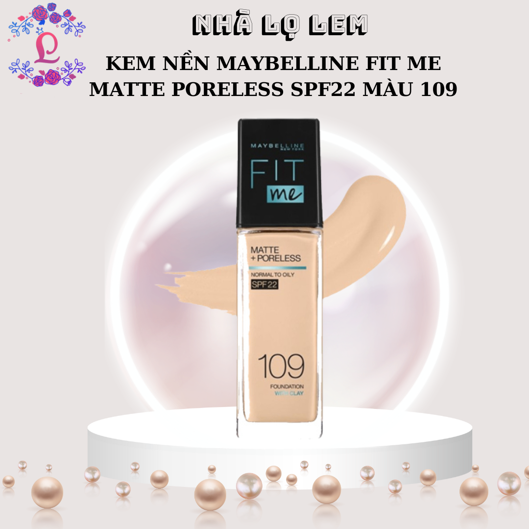 KEM NỀN MAYBELLINE FIT ME MATTE PORELESS SPF22