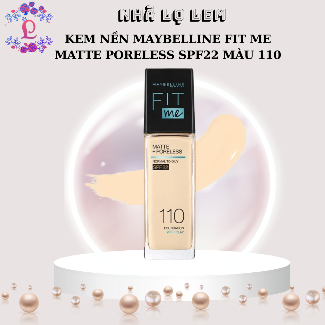 KEM NỀN MAYBELLINE FIT ME MATTE PORELESS SPF22