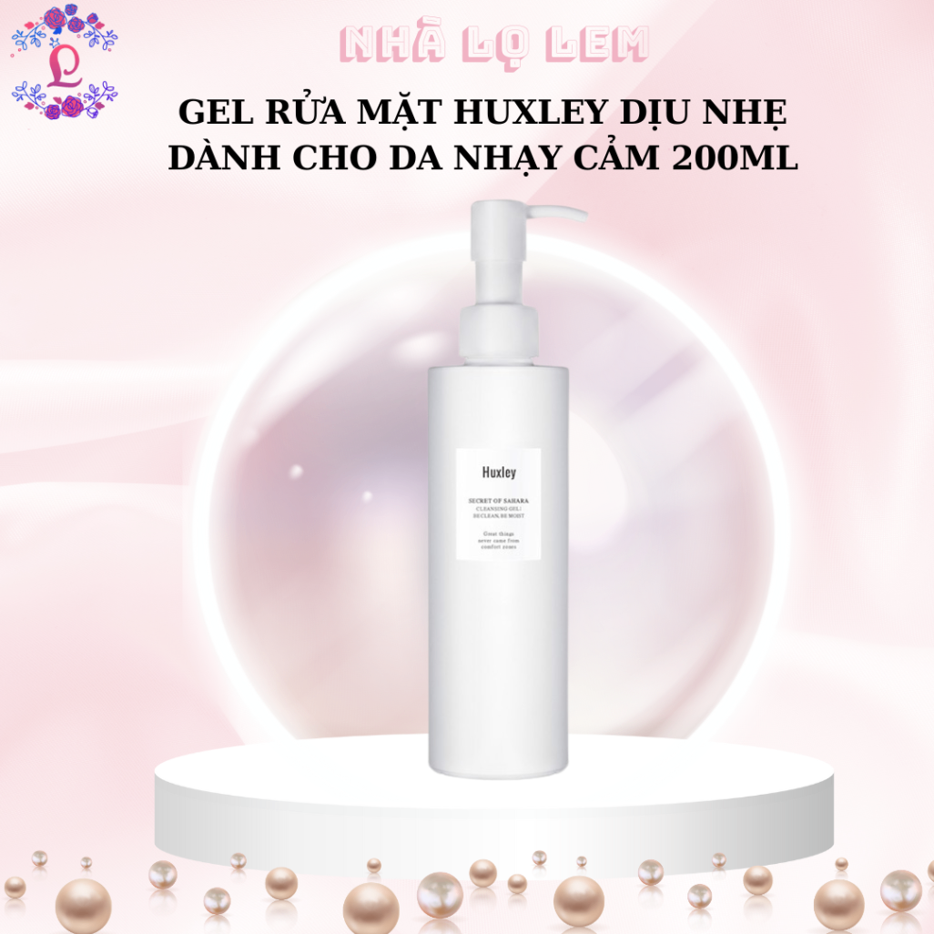 GEL RỬA MẶT HUXLEY DỊU NHẸ DÀNH CHO DA NHẠY CẢM 200ML