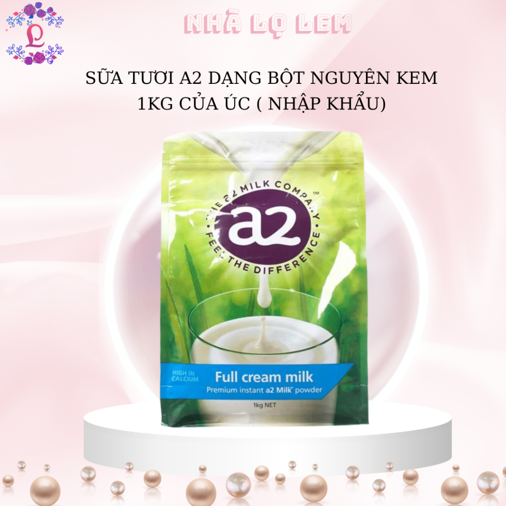 SỮA TƯƠI A2 DẠNG BỘT NGUYÊN KEM 1KG CỦA ÚC ( nhập khẩu)