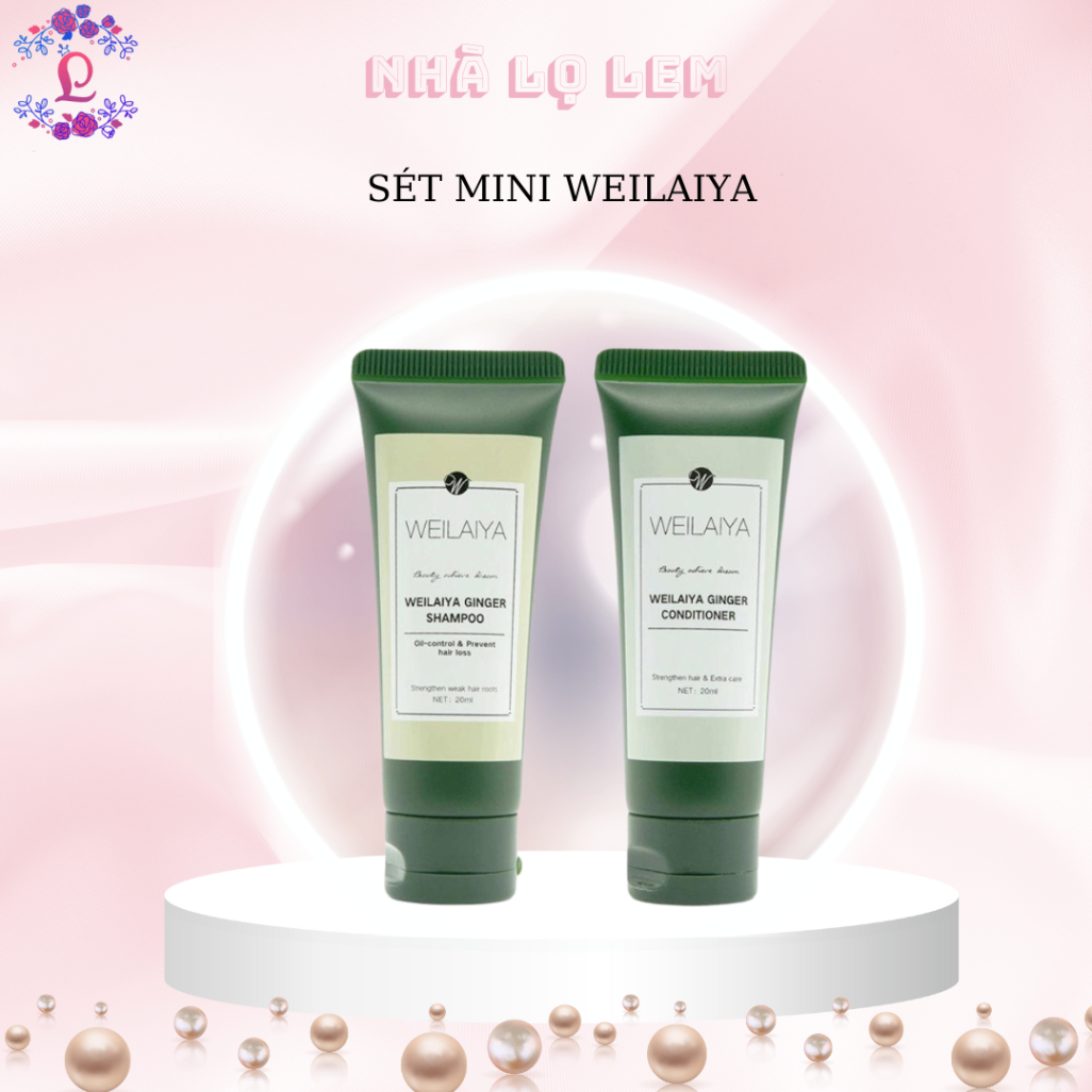 SÉT GỘI XẢ WEILAILA 50ML * 2 MINI