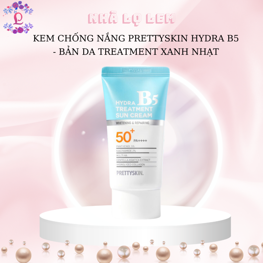 Kem chống nắng PRETTYSKIN HYDRA B5 - Xanh Nhạt