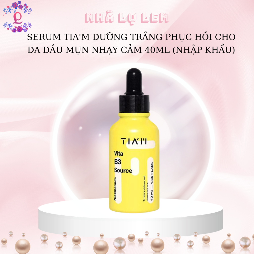 SERUM TIA'M DƯỠNG TRẮNG PHỤC HỒI CHO DA DẦU MỤN NHẠY CẢM  40ML (nhập khẩu)