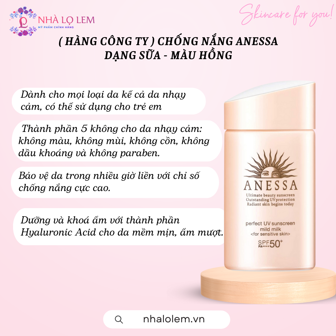 KEM CHỐNG NẮNG ANESSA DẠNG SỮA CHAI CỨNG 60ML