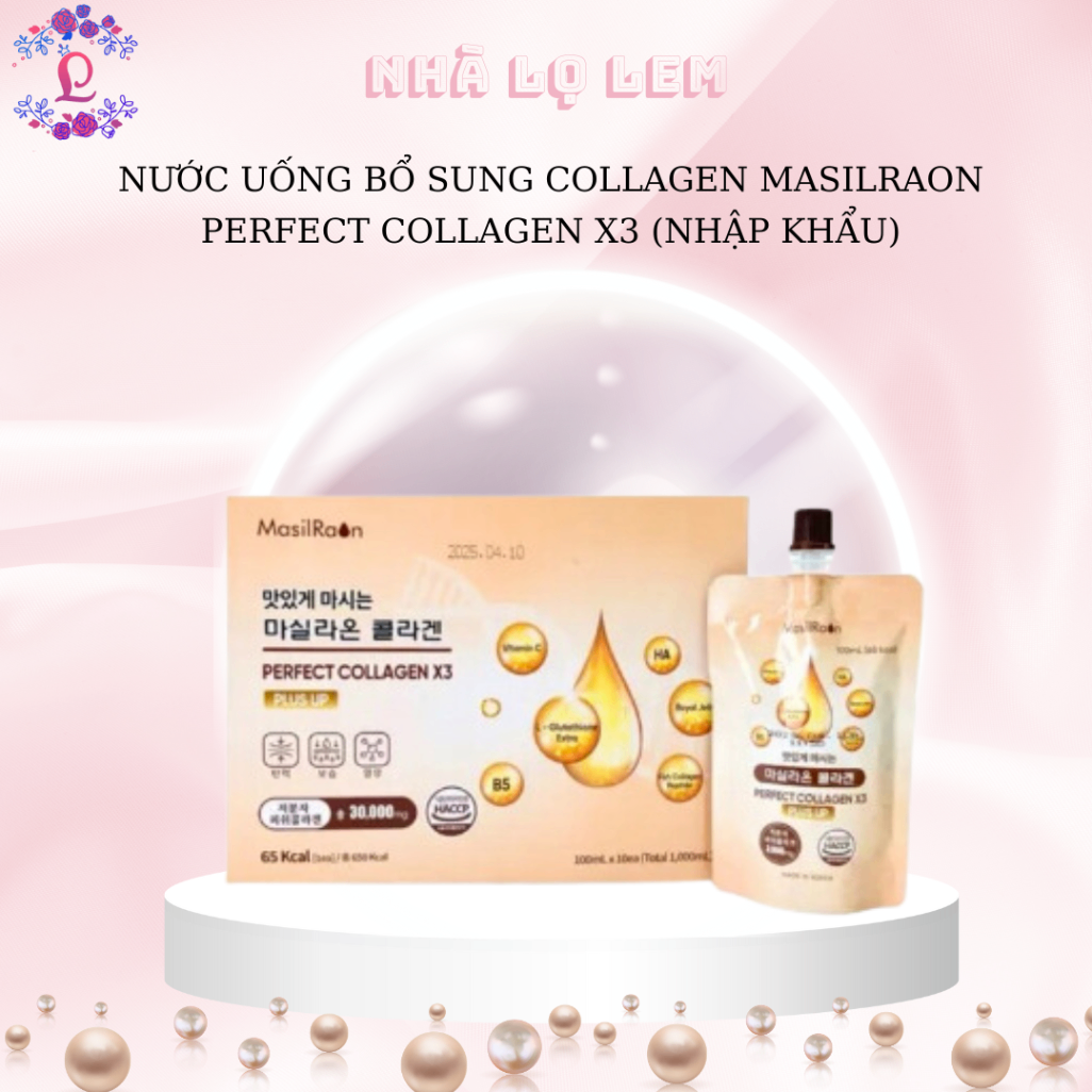 NƯỚC UỐNG BỔ SUNG COLLAGEN MASILRAON PERFECT COLLAGEN X3 (nhập khẩu)