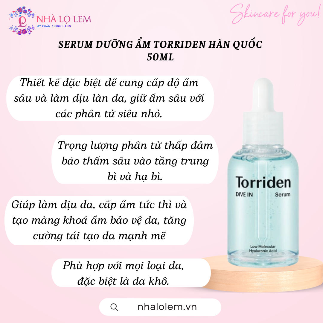 SERUM DƯỠNG ẨM TORRIDEN HÀN QUỐC 50ML