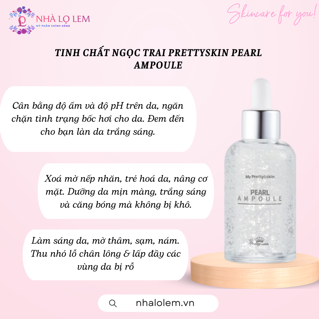 Serum PRETTYSKIN 50ml - NGỌC TRAI (PEARL)