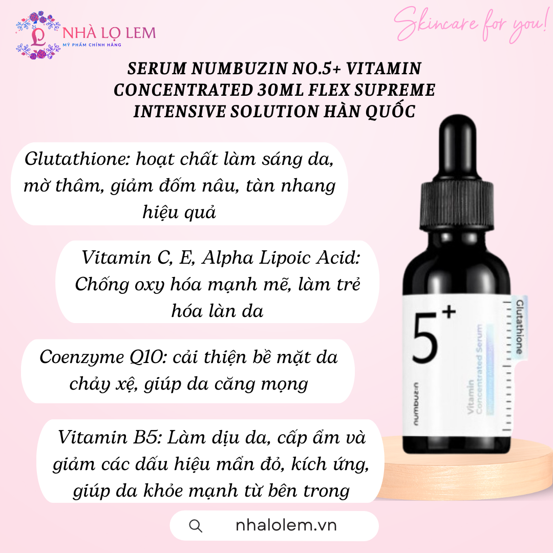 SERUM NUMBUZIN NO.5+ VITAMIN CONCENTRATED 30ML