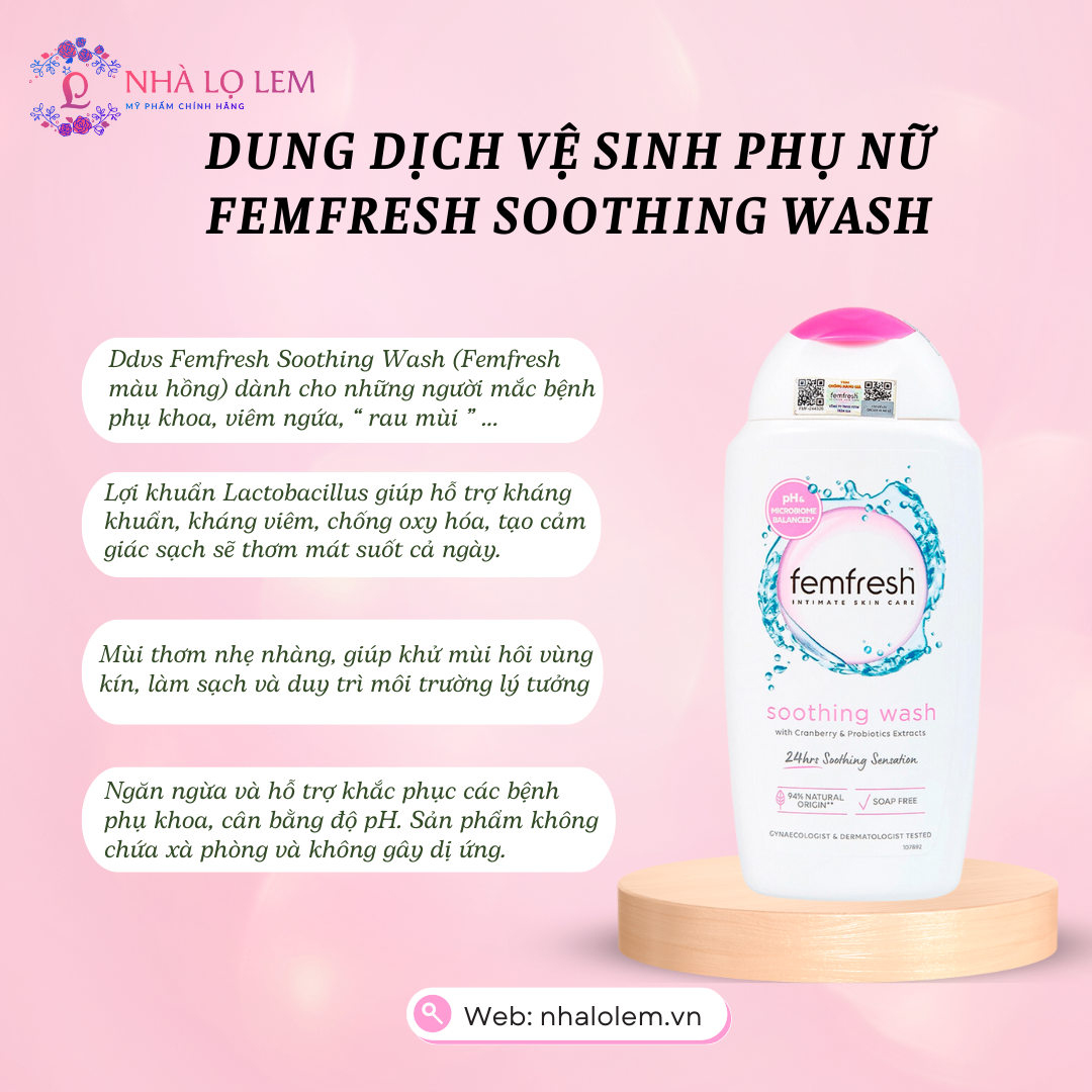 DUNG DỊCH VỆ SINH PHỤ NỮ FEMFRESH (HÀNG NHẬP KHẨU)