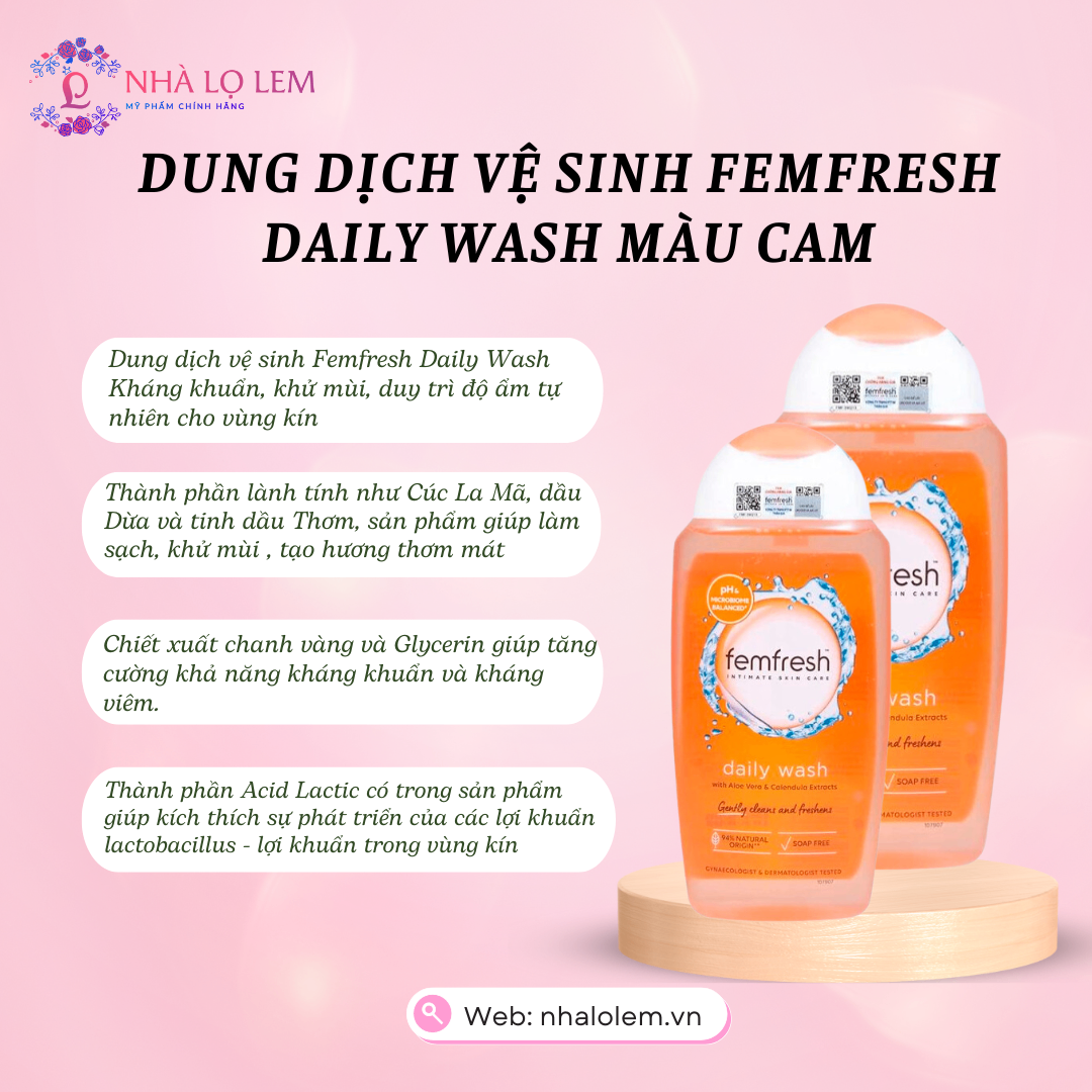 DUNG DỊCH VỆ SINH PHỤ NỮ FEMFRESH (HÀNG NHẬP KHẨU)