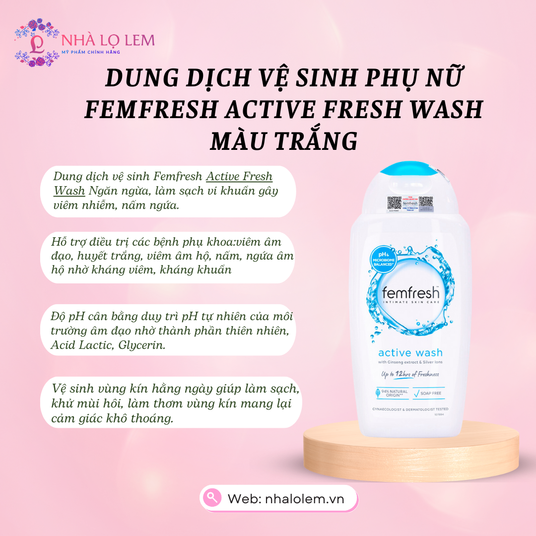 DUNG DỊCH VỆ SINH PHỤ NỮ FEMFRESH (HÀNG NHẬP KHẨU)