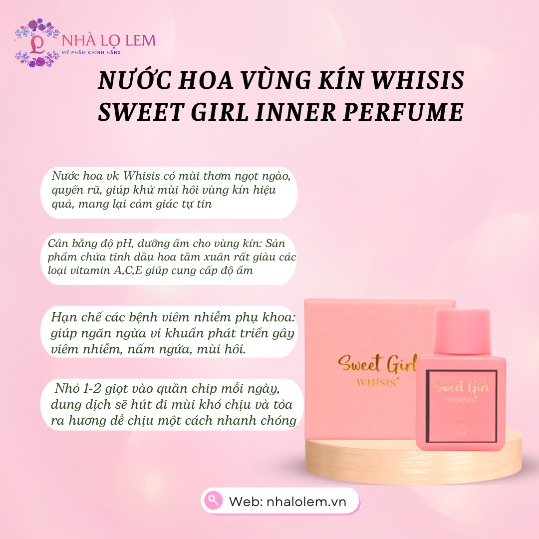 NƯỚC HOA VÙNG KÍN WHISIS SWEET GIRL INNER PERFUME