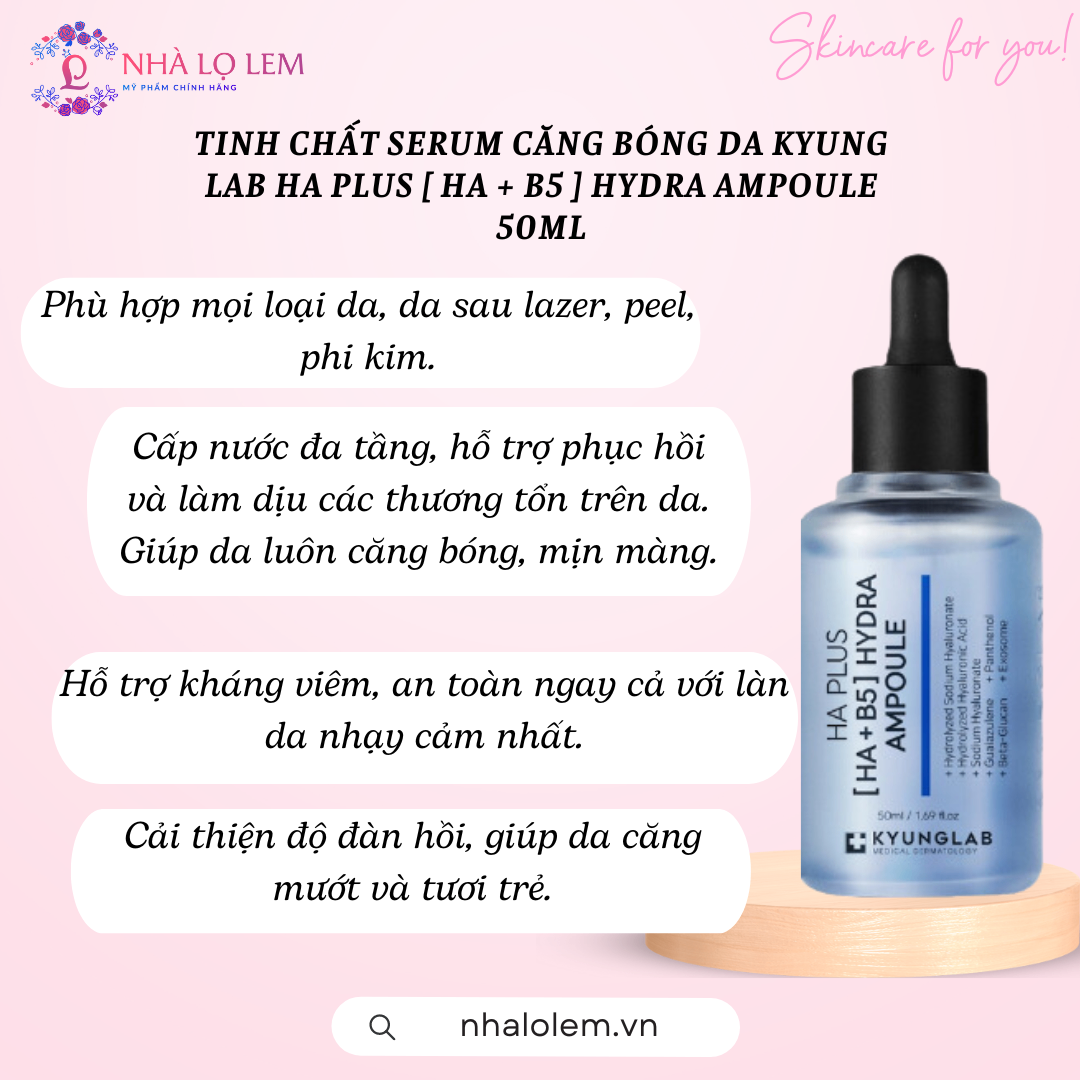 SERUM KYUNGLAB HA PLUS [ HA + B5 ] HYDRA AMPOULE