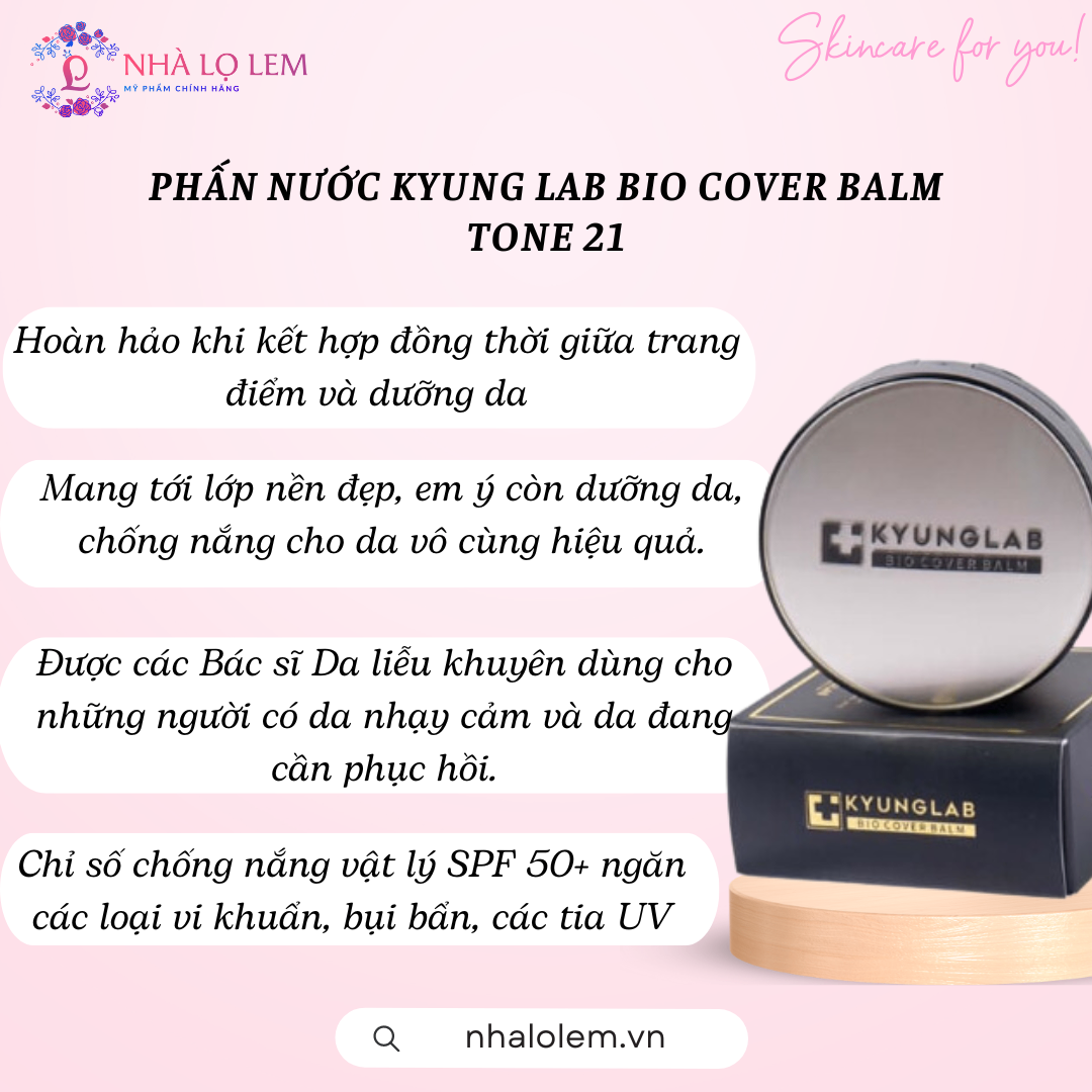 PHẤN NƯỚC KYUNGLAB BIO COVER BALM TONE 21