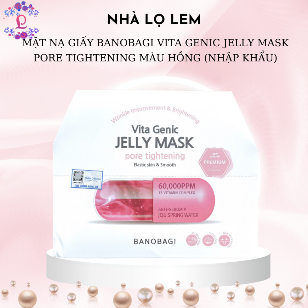 MẶT NẠ GIẤY BANOBAGI VITA GENIC JELLY MASK PREMIUM (nhập khẩu)