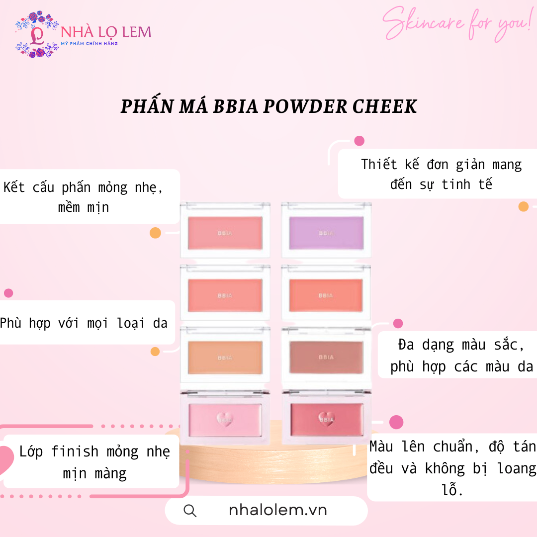 PHẤN MÁ BBIA POWDER CHEEK